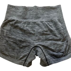 SET OF 2 Women's Gray Workout Stretchy Material Shorts Women’s Large